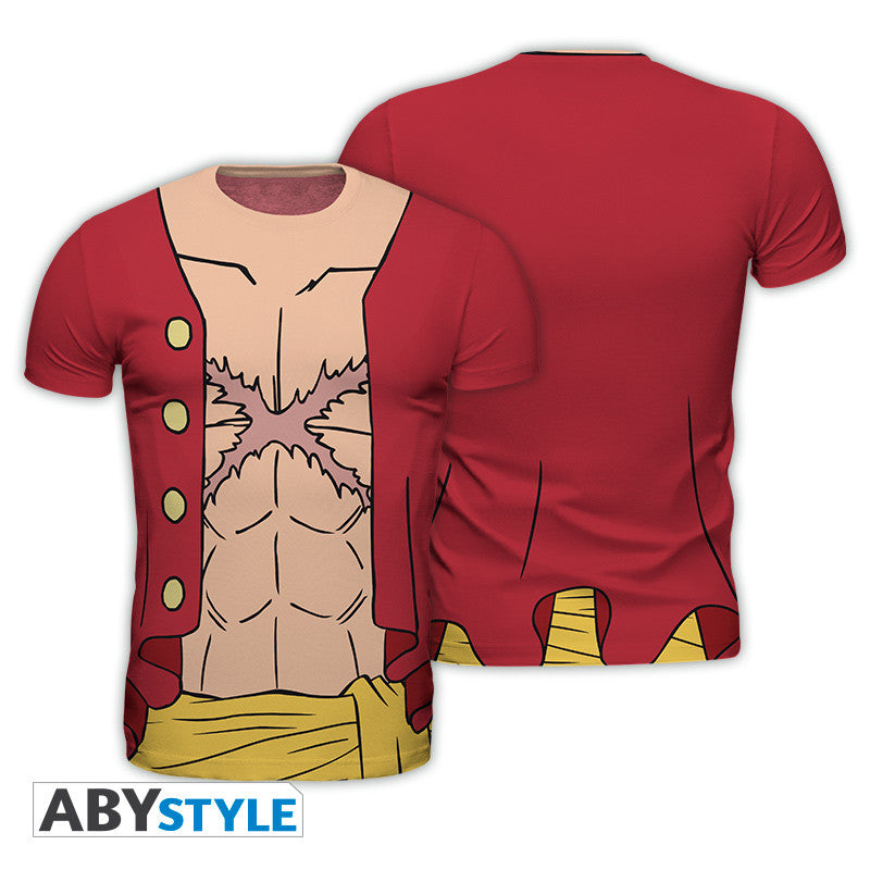 One Piece Replica T-shirt Luffy New World Heren ABYstyle