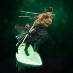 One Piece Roronoa Zoro Glow in the Dark beeldje - Fans Geek Storeproduct_typeABYstyle Studio