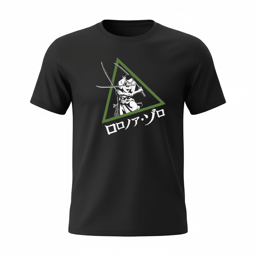 One Piece Roronoa Zoro T-shirt Zwart - Fans Geek Storeproduct_typeABYstyle