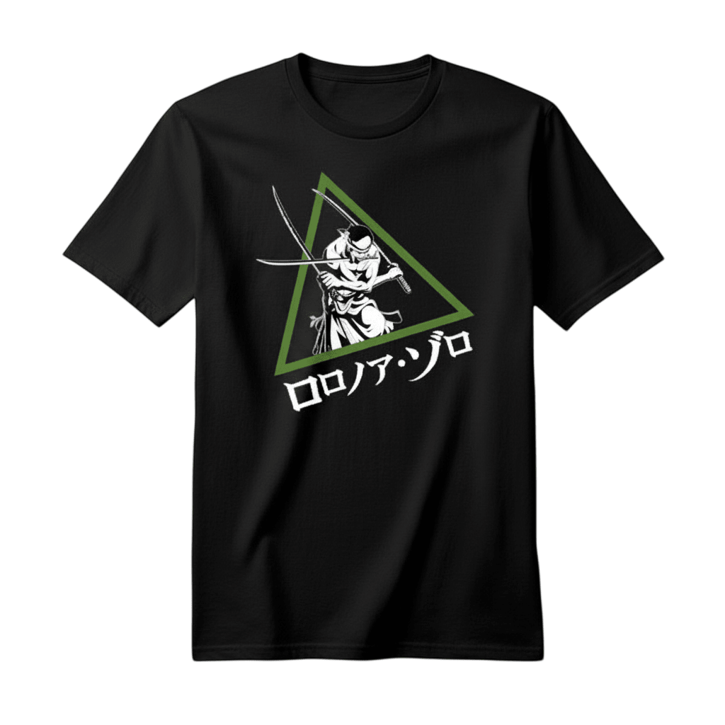 One Piece Roronoa Zoro T-shirt Zwart - Fans Geek Storeproduct_typeABYstyle
