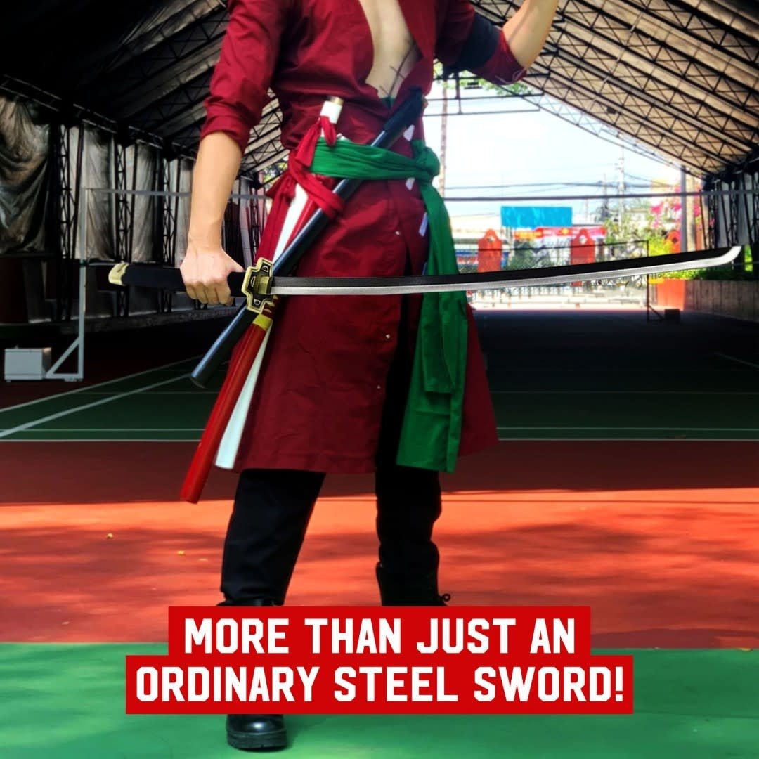 One Piece Roronoa Zoro Yubashiri Anime Sword, black - Fans Geek Store