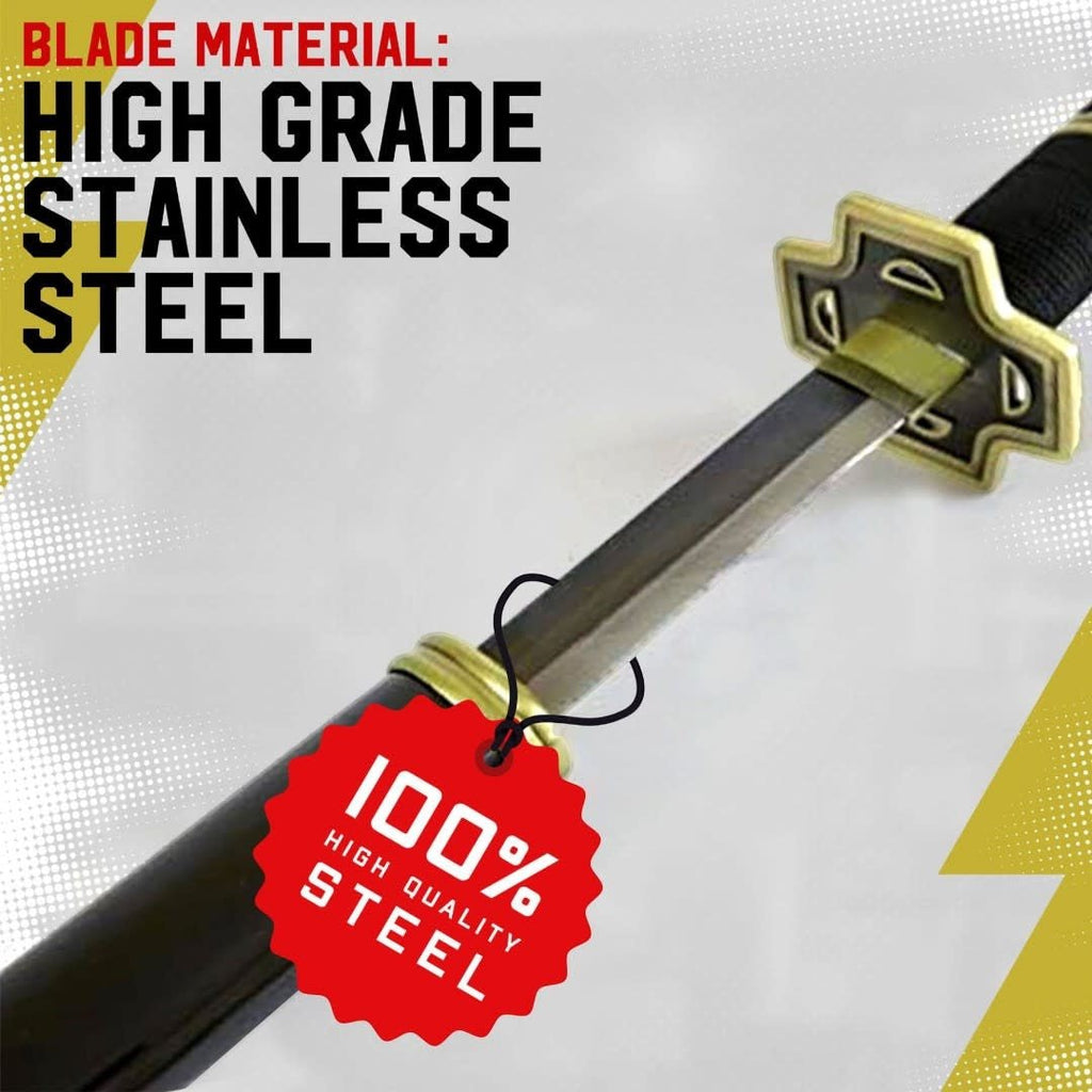 One Piece Roronoa Zoro Yubashiri Anime Sword, black - Fans Geek Store