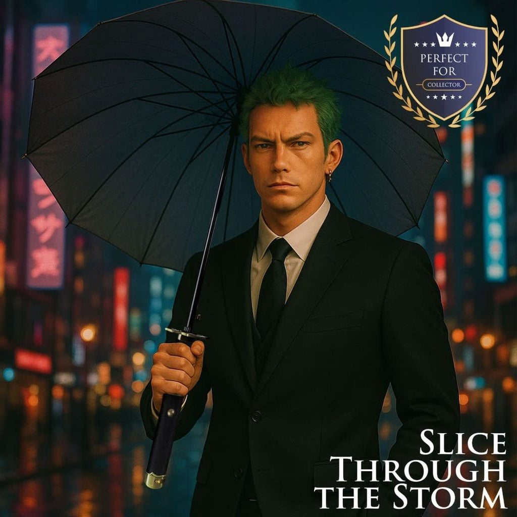 One Piece – Roronoa Zoro Yubashiri Katana Umbrella (16K Premium Version) - Fans Geek Store