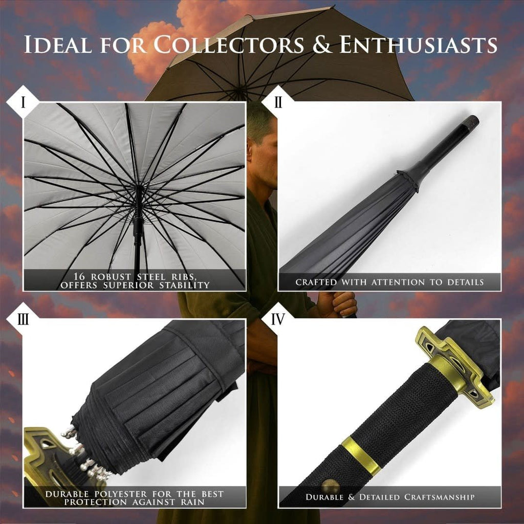 One Piece – Roronoa Zoro Yubashiri Katana Umbrella (16K Premium Version) - Fans Geek Store