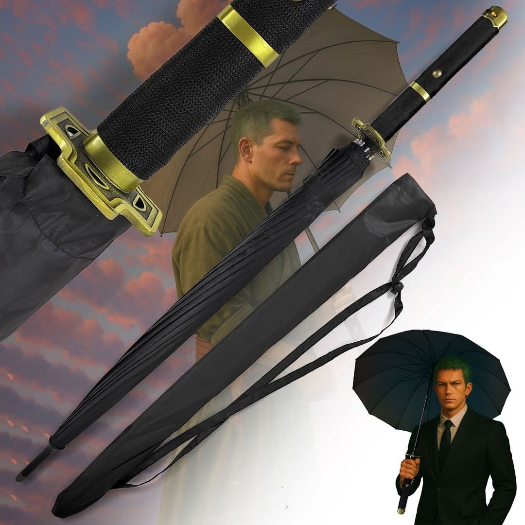 One Piece – Roronoa Zoro Yubashiri Katana Umbrella (16K Premium Version) - Fans Geek Store