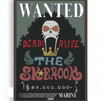 ONE PIECE - Set 2 Posters Chibi 52x38 - Wanted Chopper & Brook - Fans Geek Store