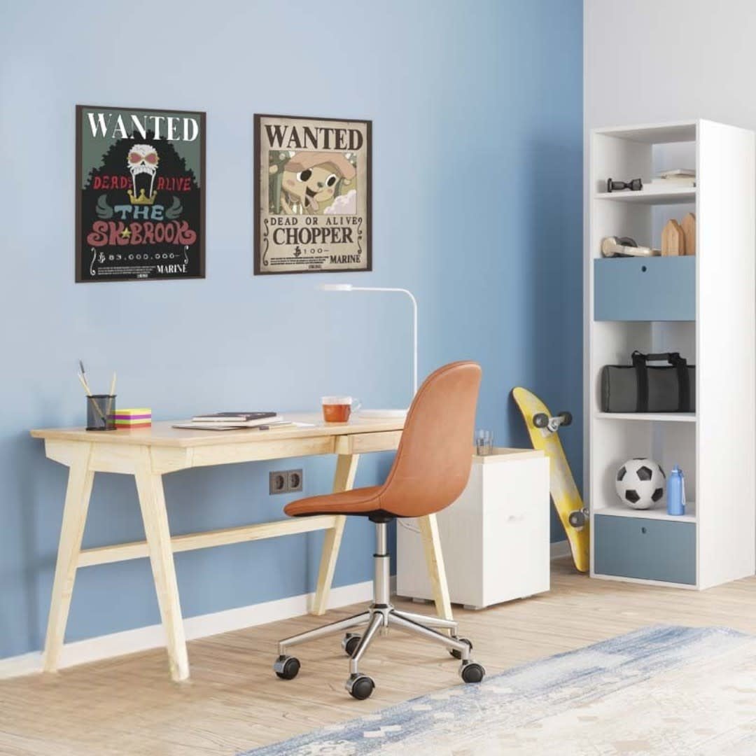 ONE PIECE - Set 2 Posters Chibi 52x38 - Wanted Chopper & Brook - Fans Geek Store