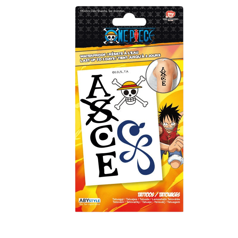 One Piece Set Tijdelijke Tatoeages - Fans Geek Storeproduct_type#ABYstyle