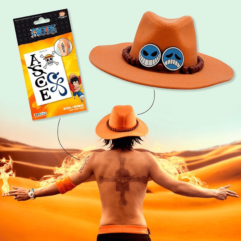 One Piece Set Tijdelijke Tatoeages - Fans Geek Storeproduct_type#ABYstyle