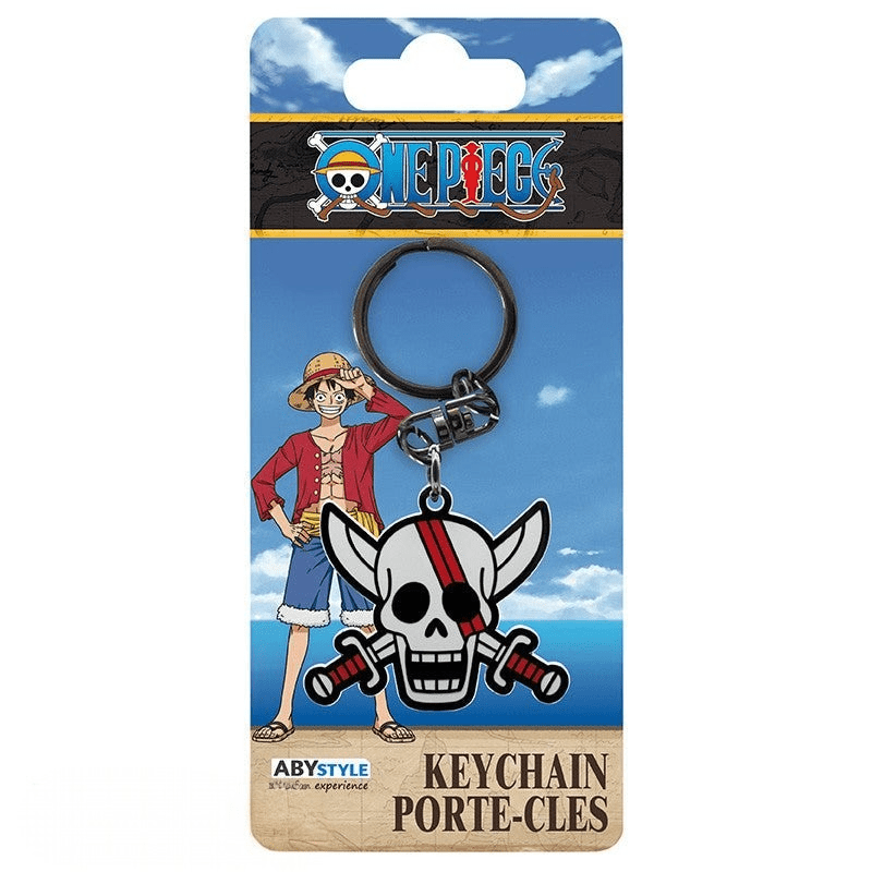 One Piece Shanks schedel sleutelhanger van metaal - Fans Geek Storeproduct_typeABYstyle