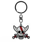One Piece Shanks schedel sleutelhanger van metaal - Fans Geek Storeproduct_typeABYstyle