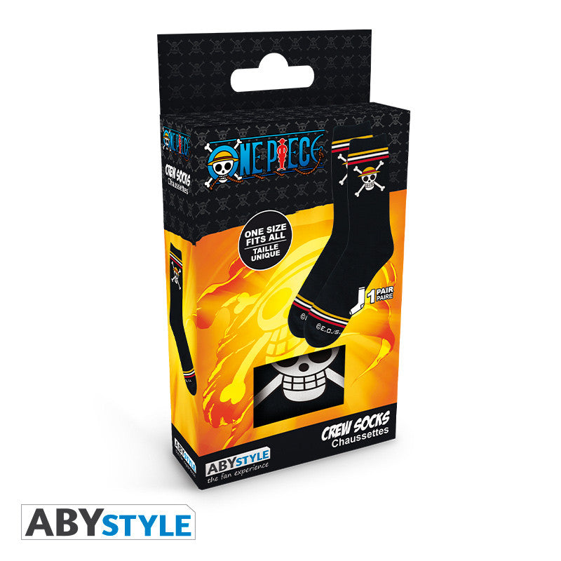 One Piece Sokken Skull ABYstyle Zwart