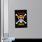 One Piece Magneet Straw Hat Skull ABYstyle 8x5.5cm