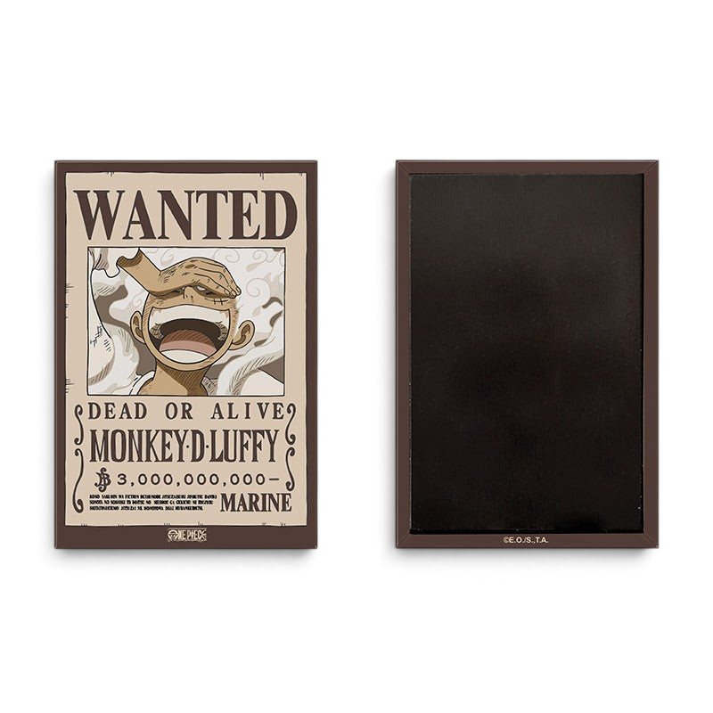 One Piece Magneet Wanted Luffy ABYstyle 5.5x8cm