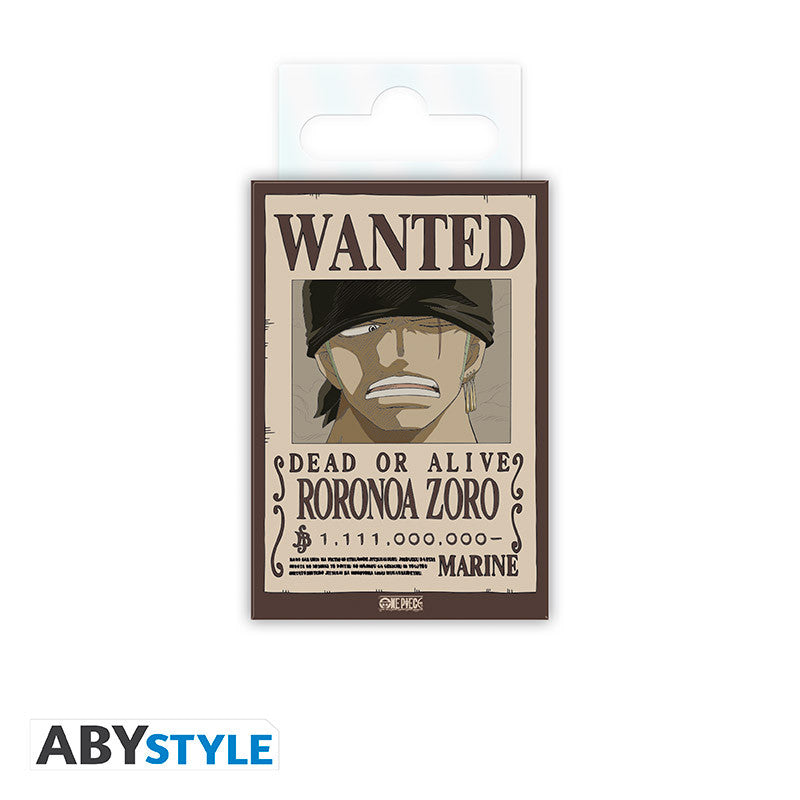 One Piece Magneet Wanted Zoro ABYstyle 5.5x8cm