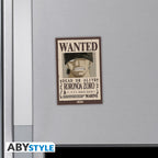 One Piece Magneet Wanted Zoro ABYstyle 5.5x8cm