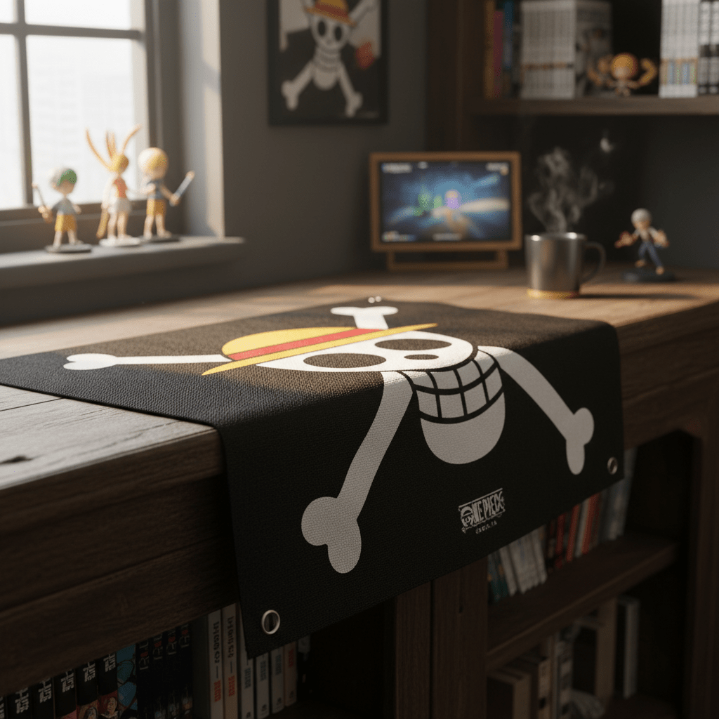 One Piece Straw Hat Vlag Polyester 50 x 60 cm - Fans Geek Storeproduct_typeABYstyle