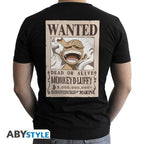 One Piece T-Shirt Heren - Monkey D. Luffy Wanted Poster - Fans Geek Storeproduct_typeABYstyle