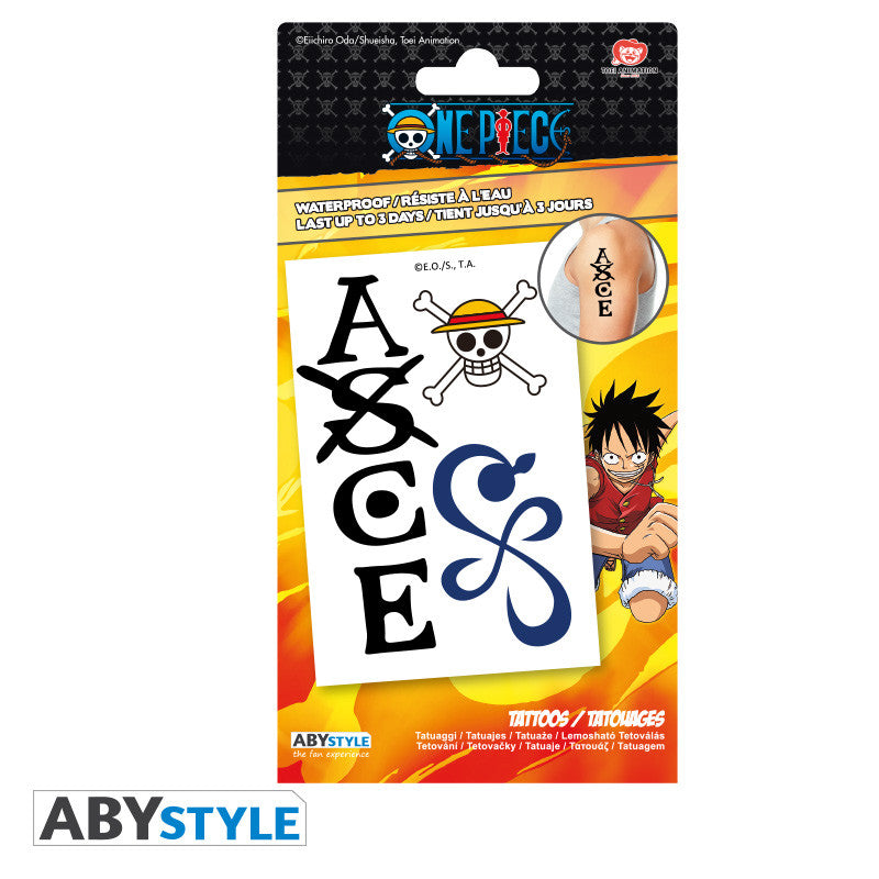 One Piece Tijdelijke Tatoeages Set ABYstyle 15x10cm