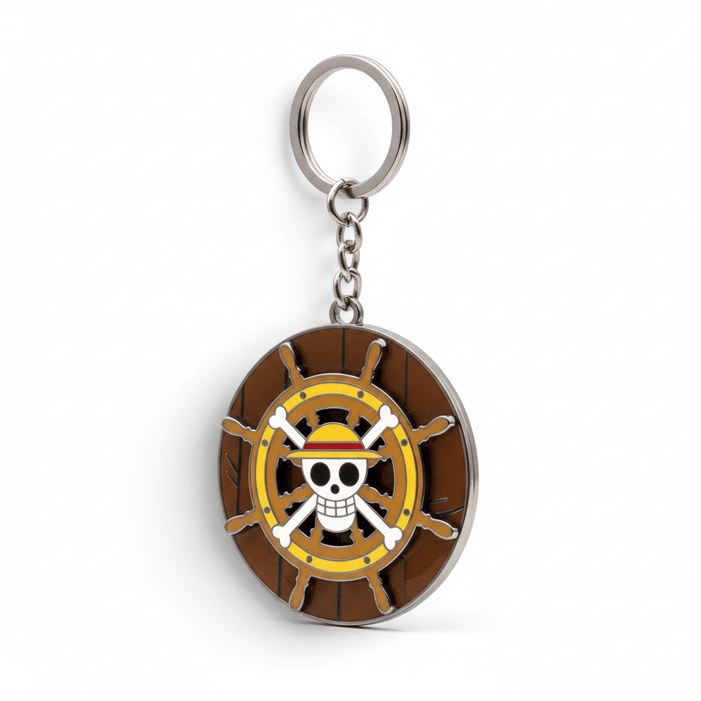 One Piece Thousand Sunny Sleutelhanger Helm Metaal 5 cm - Fans Geek Storeproduct_typeABYstyle