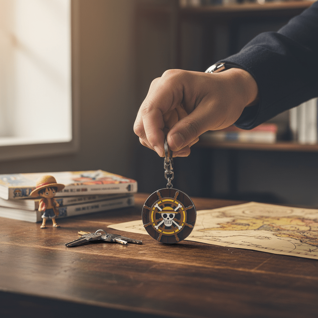 One Piece Thousand Sunny Sleutelhanger Helm Metaal 5 cm - Fans Geek Storeproduct_typeABYstyle