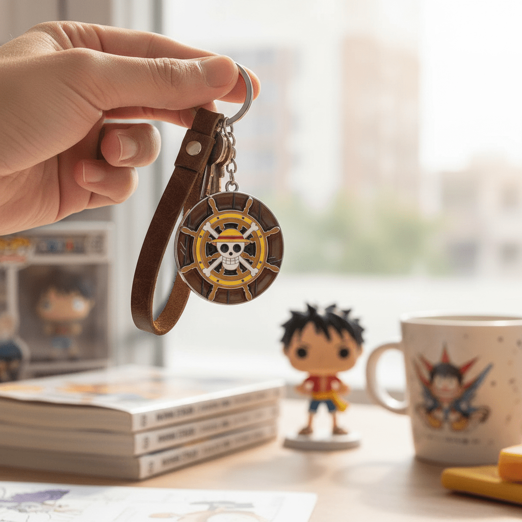 One Piece Thousand Sunny Sleutelhanger Helm Metaal 5 cm - Fans Geek Storeproduct_typeABYstyle