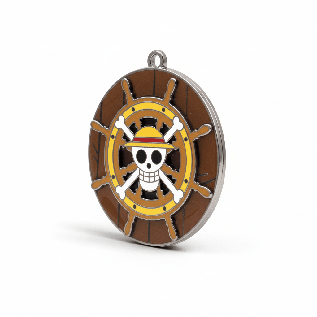 One Piece Thousand Sunny Sleutelhanger Helm Metaal 5 cm - Fans Geek Storeproduct_typeABYstyle