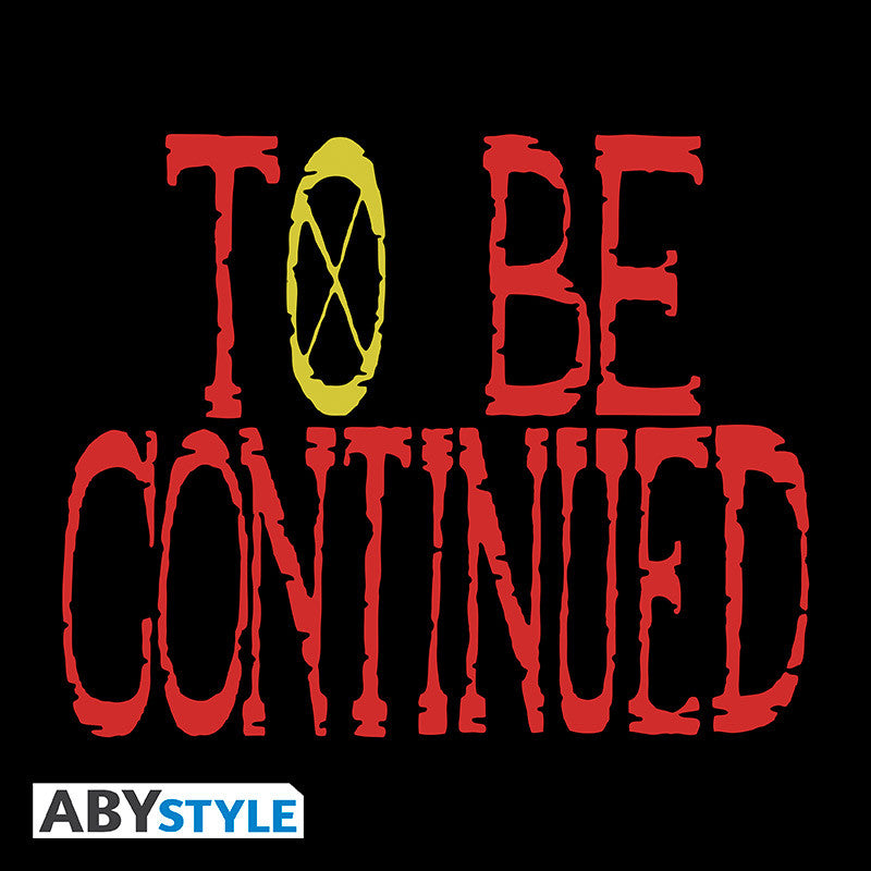 One Piece T-shirt Unisex To Be Continued ABYstyle Zwart