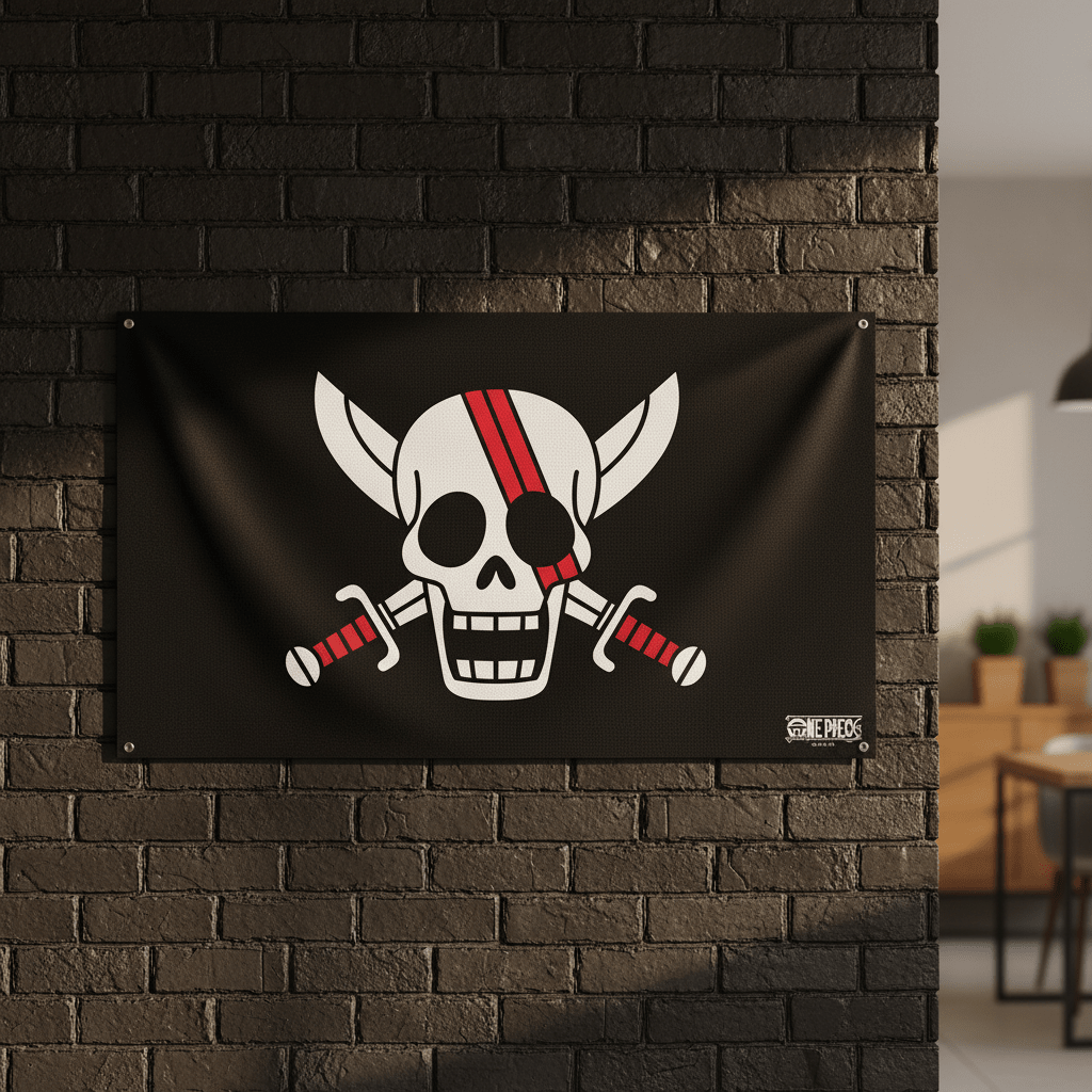 One Piece Vlag Red Hair Pirates 70 x 120 cm - Fans Geek Storeproduct_typeABYstyle