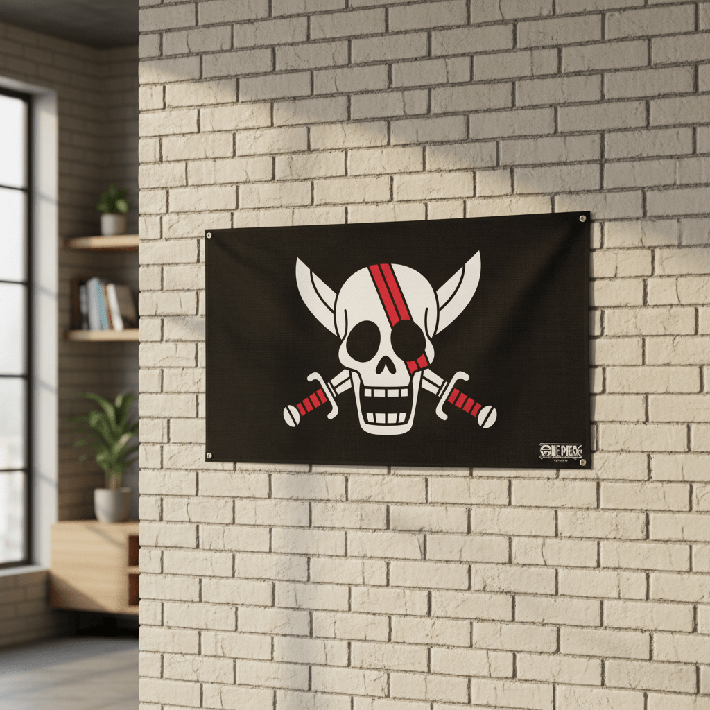 One Piece Vlag Red Hair Pirates 70 x 120 cm - Fans Geek Storeproduct_typeABYstyle