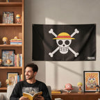 One Piece Vlag Strohoed 70x120cm – Officieel Gelicentieerd - Fans Geek Storeproduct_typeABYstyle
