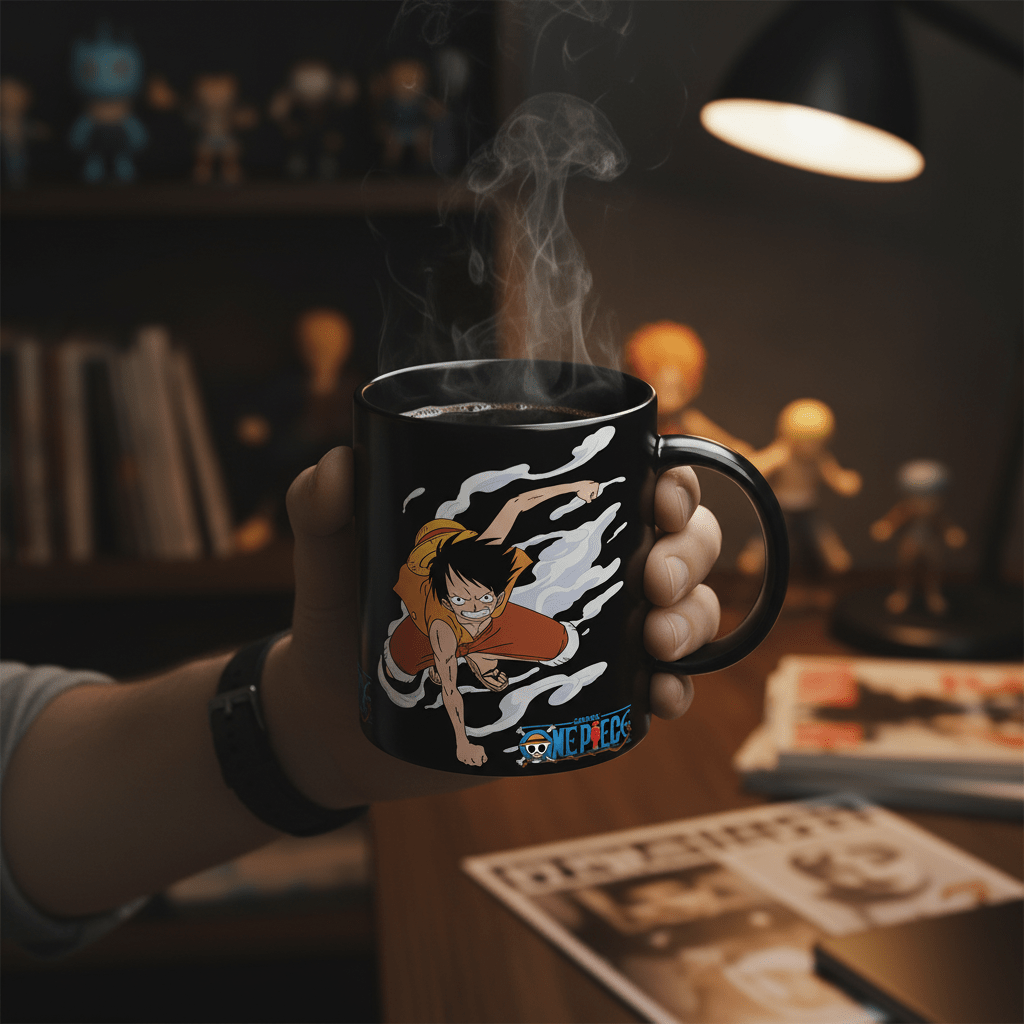 One Piece Warmteveranderende Mok Luffy en Ace 460 ml - Fans Geek Storeproduct_typeABYstyle