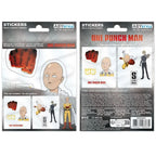 ONE PUNCH MAN - Stickers - 16x11cm/ 2 sheets - Saitama and Icons - Fans Geek Store
