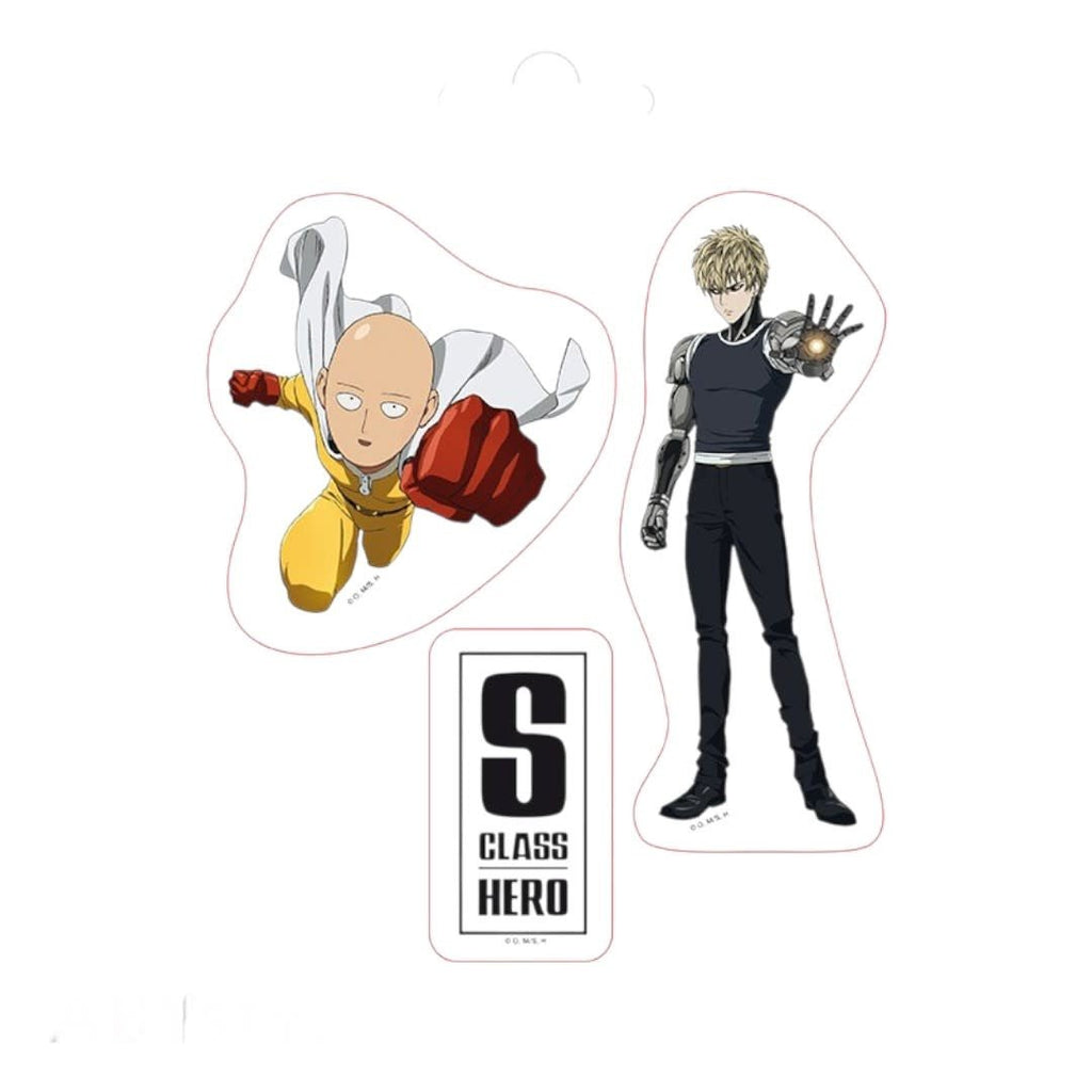 ONE PUNCH MAN - Stickers - 16x11cm/ 2 sheets - Saitama and Icons - Fans Geek Store