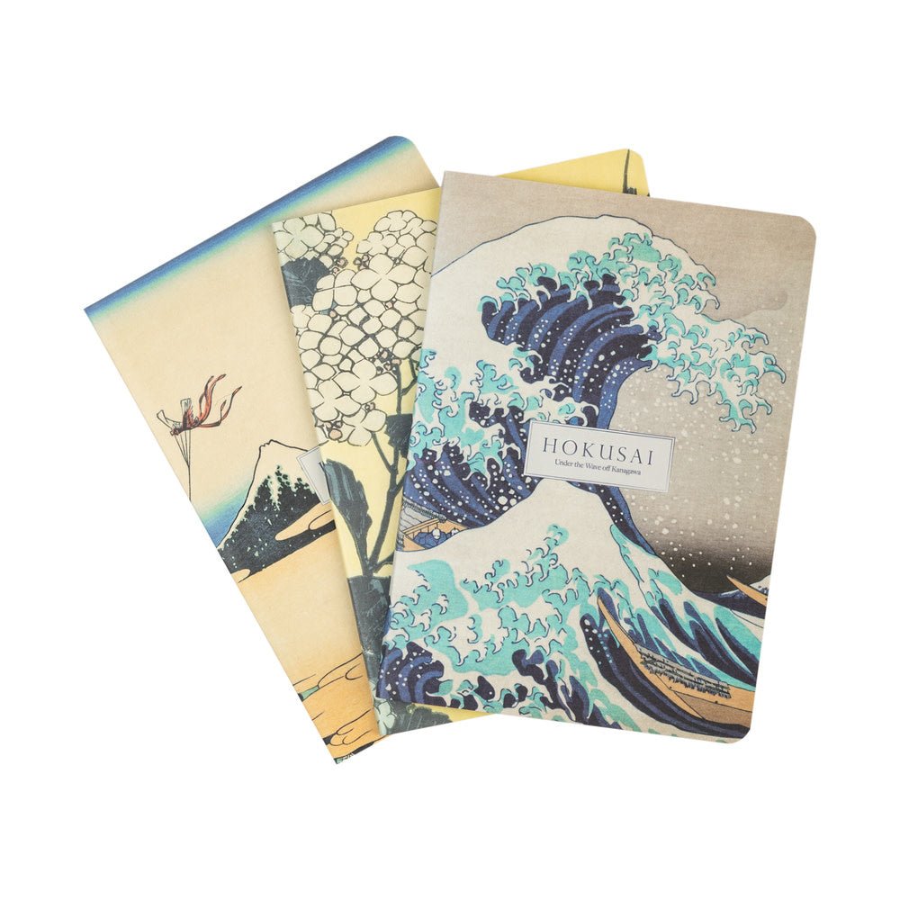 Kokonote Hokusai: A6 Notebook - 3 - Pack - Fans Geek Store