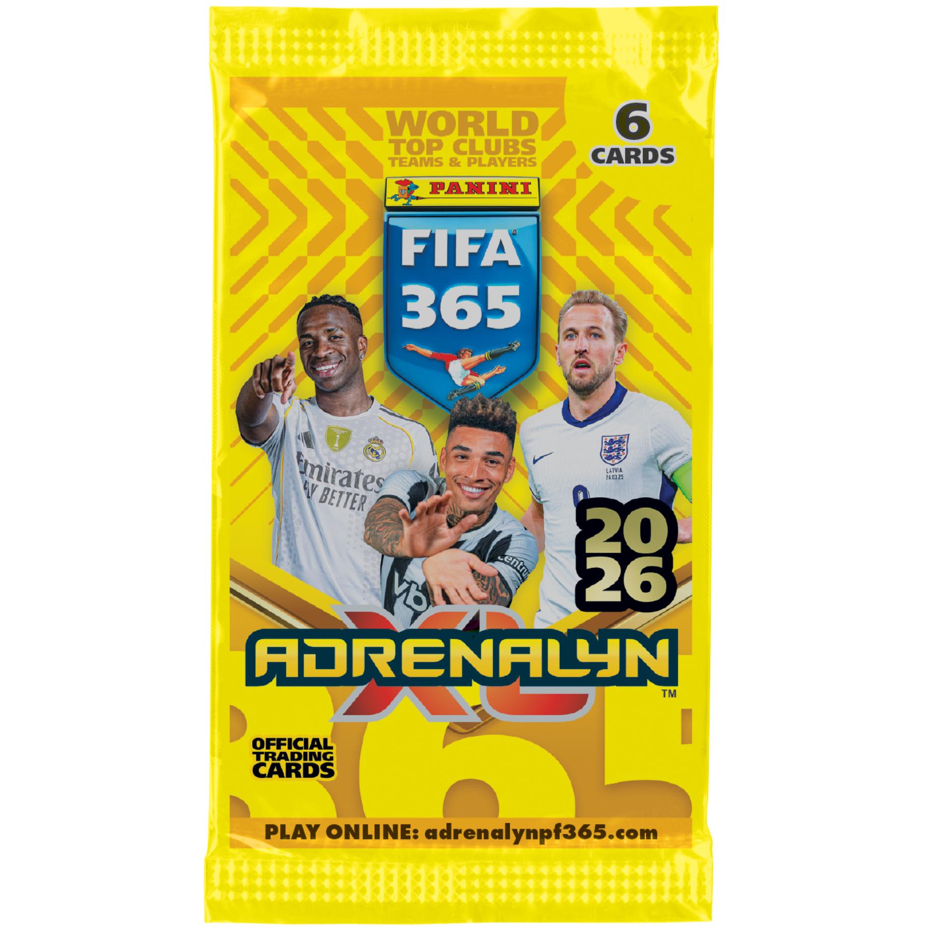 Panini Adrenalyn XL FIFA365 25/26 Booster Pack – 6 Officiële Voetbalkaarten - Fans Geek Storeproduct_typePanini