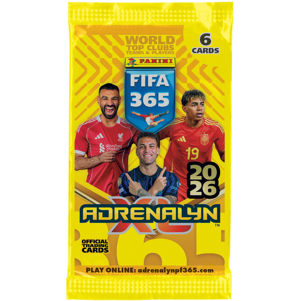 Panini Adrenalyn XL FIFA365 25/26 Booster Pack – 6 Officiële Voetbalkaarten - Fans Geek Storeproduct_typePanini