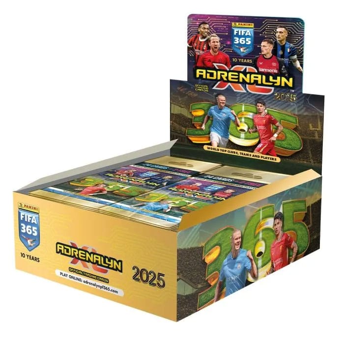 Panini FIFA 365 Adrenalyn XL 2025 Trading Cards Fatpack Box 10 Packs - Fans Geek Storeproduct_typePanini