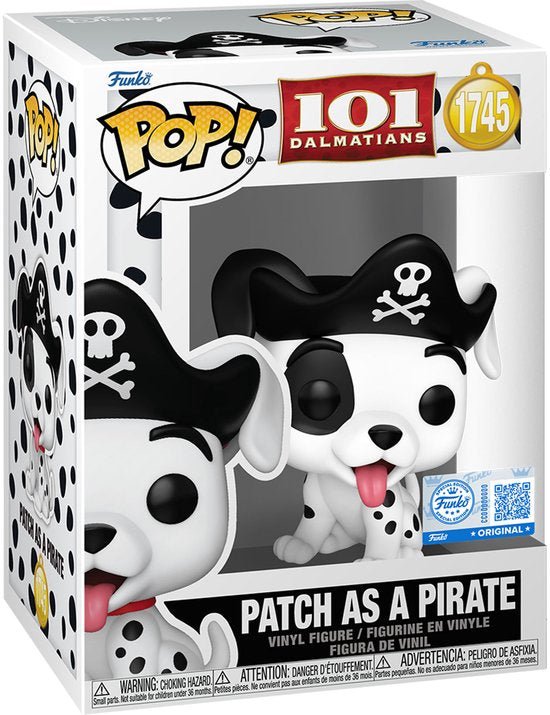 Patch als Piraat Funko Pop! Exclusief - 101 Dalmatiërs - Fans Geek Storeproduct_typeFunko