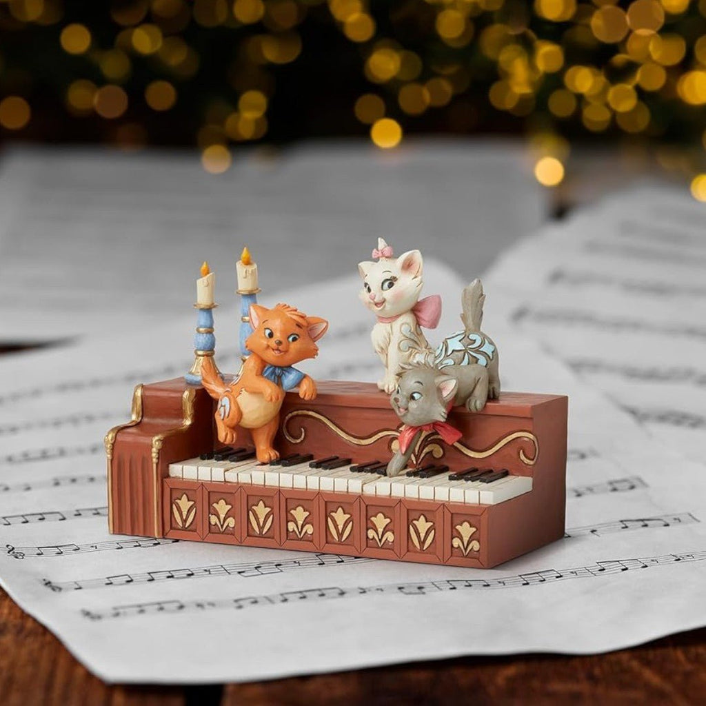 Paws at Play (Aristocats Kittens on Piano Figurine) - Fans Geek Storeproduct_typeFans Geek Store