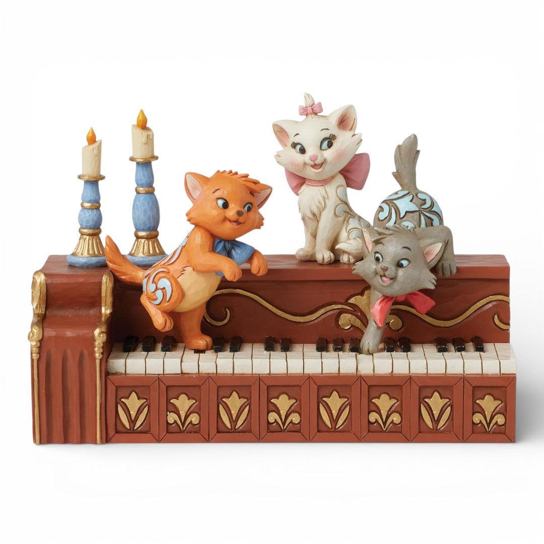 Paws at Play (Aristocats Kittens on Piano Figurine) - Fans Geek Storeproduct_typeFans Geek Store
