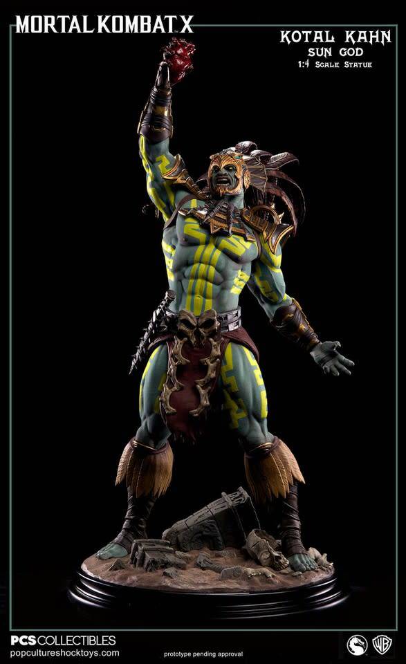 [DISPLAY MODEL] Mortal Kombat X: Kotal Kahn - Sun God 1:4 Scale Statue (ex44 of 500)