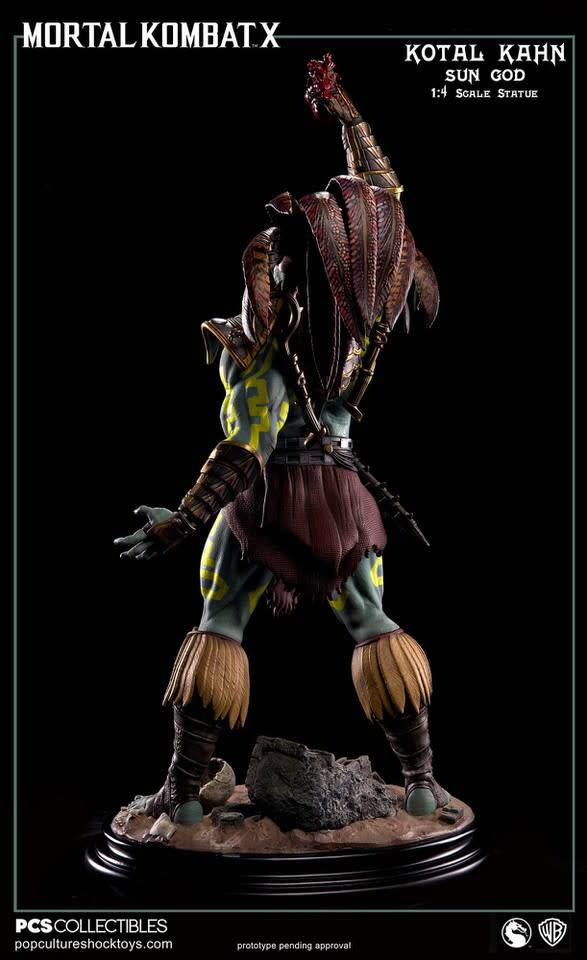 [DISPLAY MODEL] Mortal Kombat X: Kotal Kahn - Sun God 1:4 Scale Statue (ex44 of 500) - Fans Geek Store