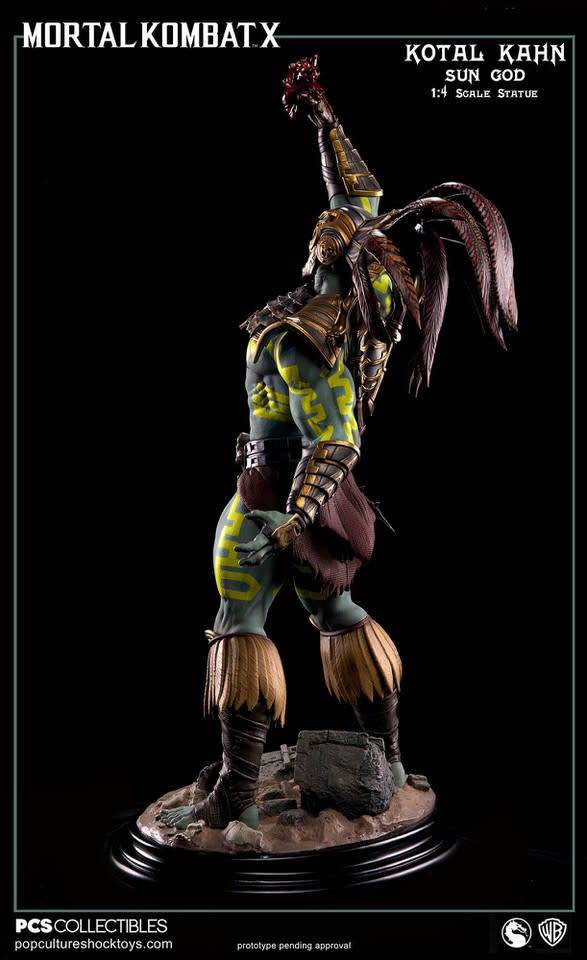 [DISPLAY MODEL] Mortal Kombat X: Kotal Kahn - Sun God 1:4 Scale Statue (ex44 of 500)
