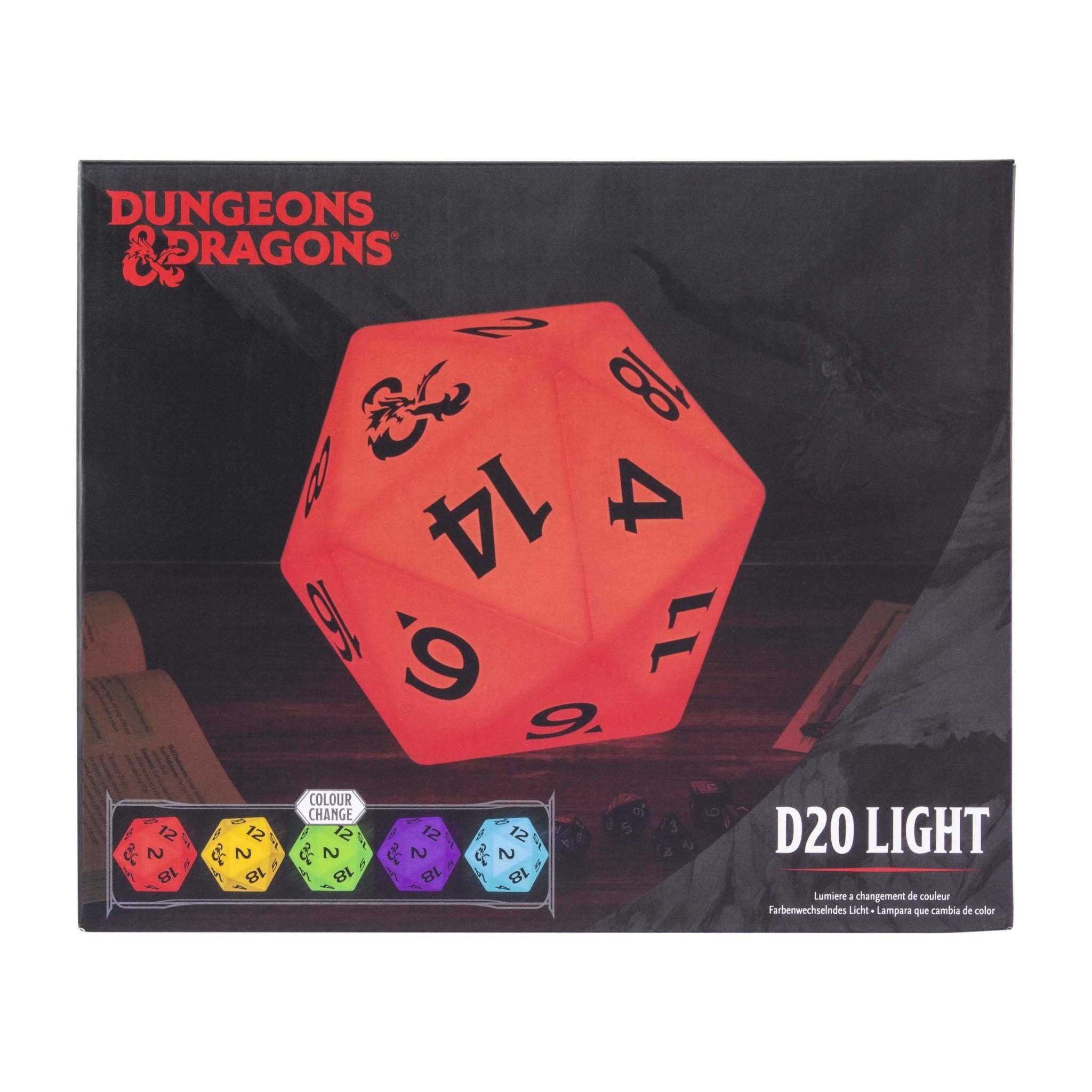 Dungeons & Dragons: D20 Colour Change Light - Fans Geek Store