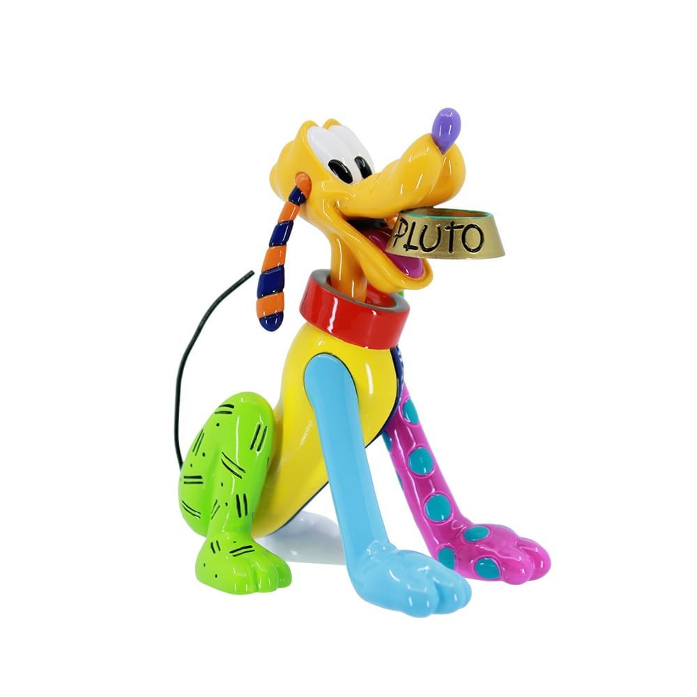 Pluto 95th Anniversary Mini Figurine By Disney Britto, Hand Painted Cast Stone - Fans Geek Storeproduct_typeEnesco