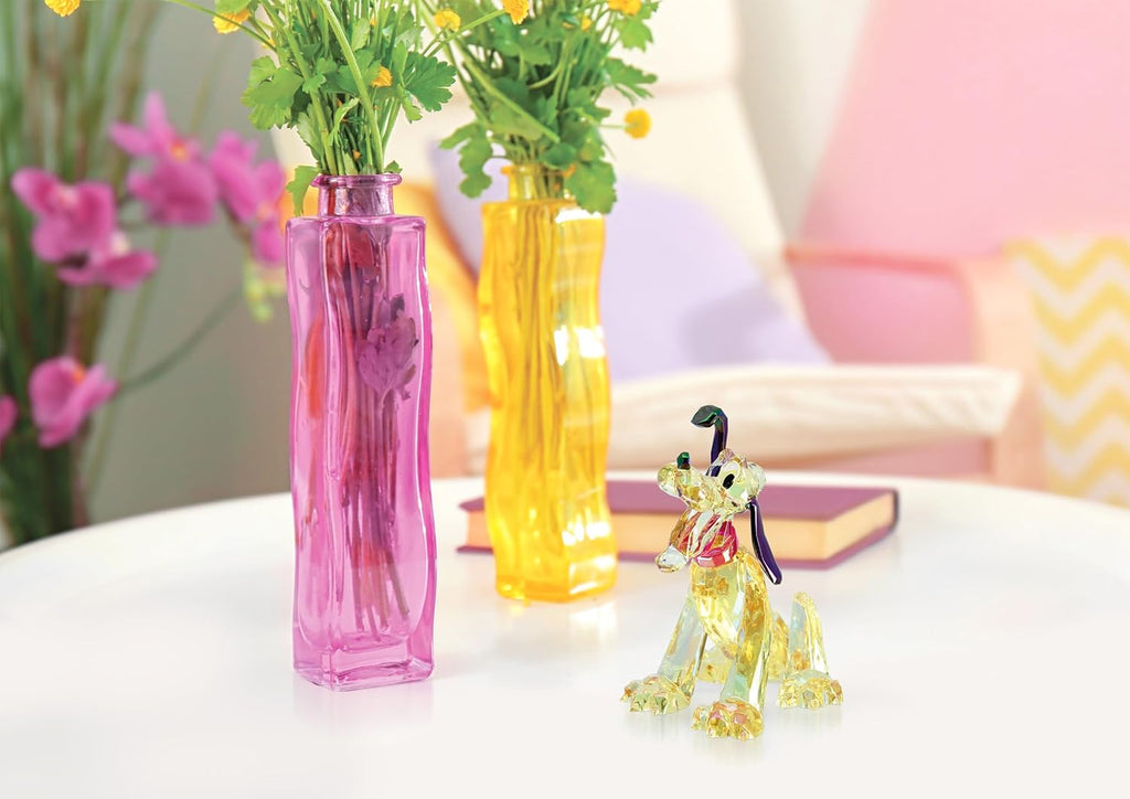 Pluto Disney Facets Acrylic Sculpture Figurine, Gold Finish, Gem Cut Design - Fans Geek Storeproduct_typeEnesco