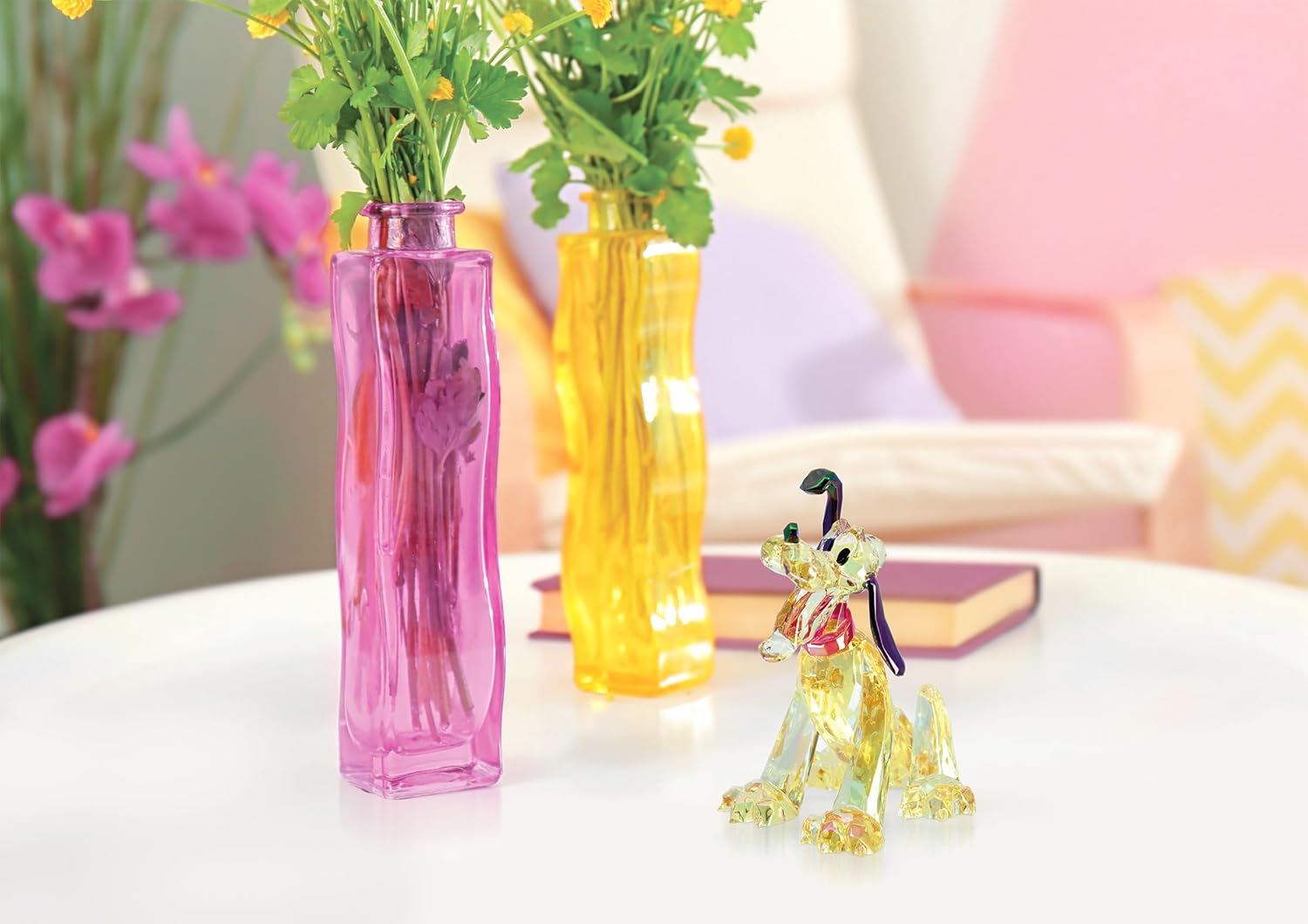 Pluto Disney Facets Acrylic Sculpture Figurine, Gold Finish, Gem Cut Design - Fans Geek Storeproduct_typeEnesco