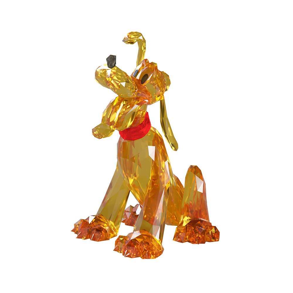 Pluto Disney Facets Acrylic Sculpture Figurine, Gold Finish, Gem Cut Design - Fans Geek Storeproduct_typeEnesco