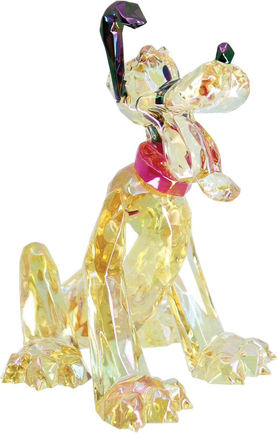 Pluto Disney Facets Acrylic Sculpture Figurine, Gold Finish, Gem Cut Design - Fans Geek Storeproduct_typeEnesco